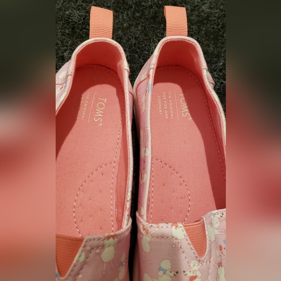 TOMS Pink Oodles of Poodles Alpargata Espadrille - Picture 5 of 7